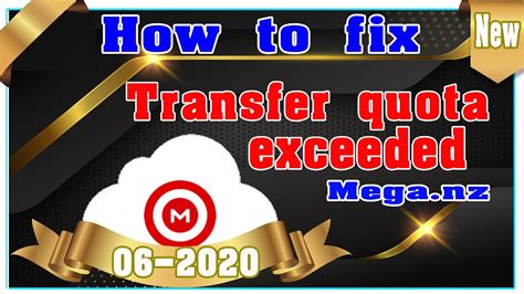 mega transfer quota